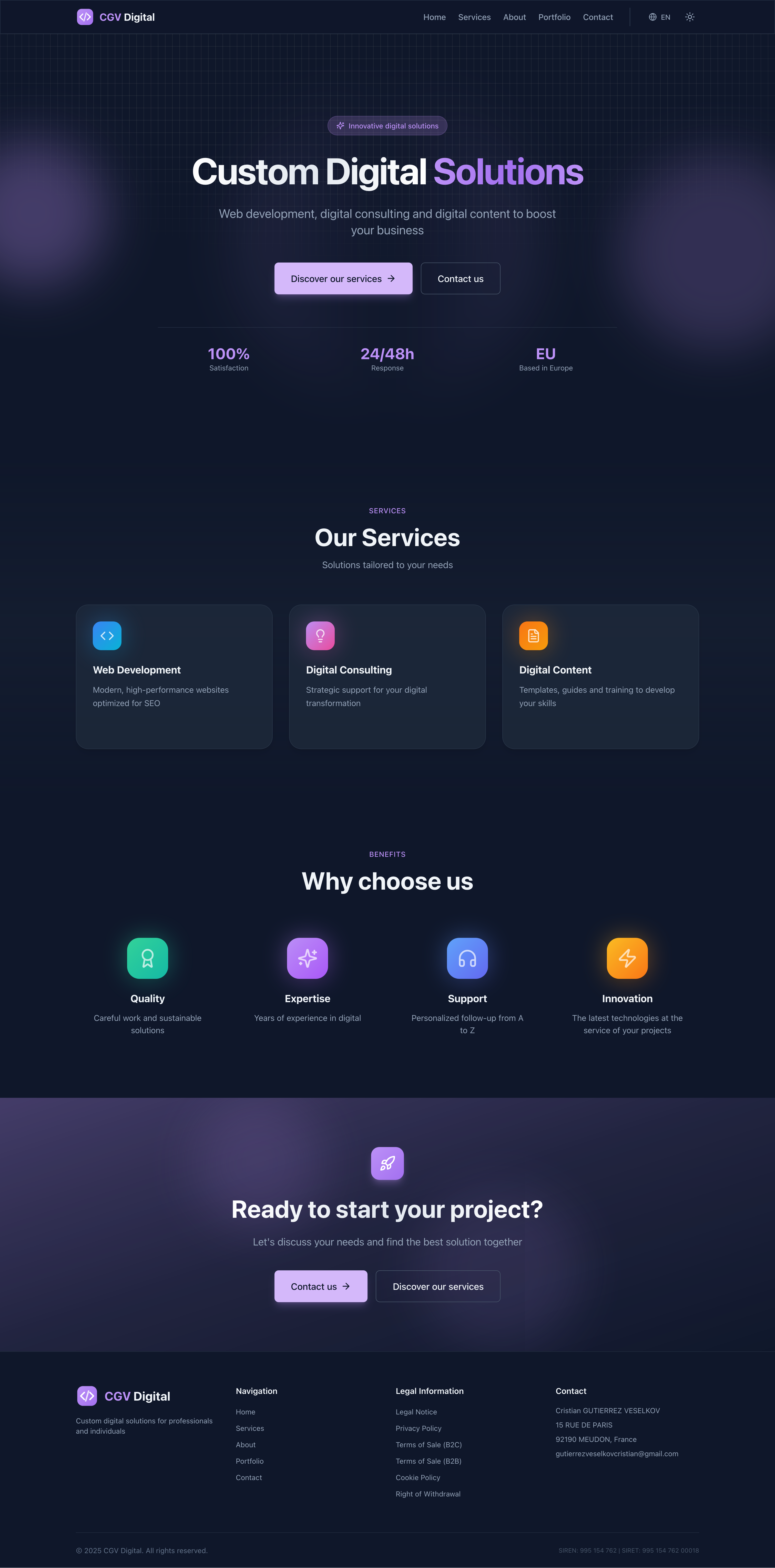 CGV Digital dark theme
